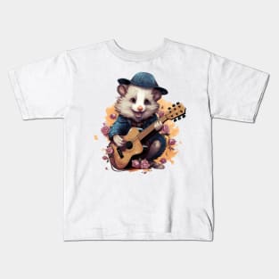 possum play guitar Kids T-Shirt